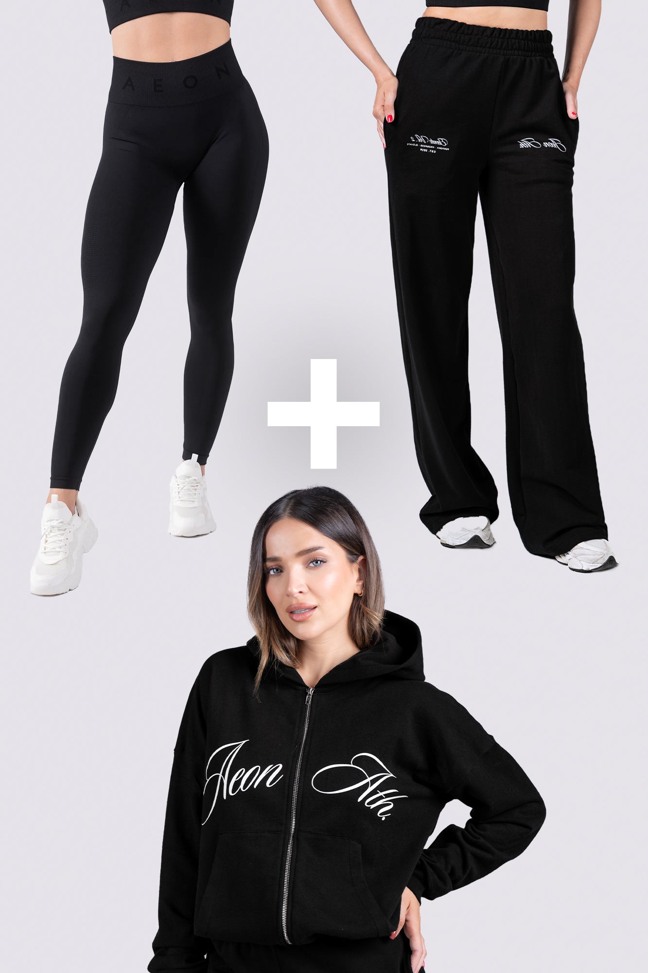 ELEVATE SET - BLACK (3-KUSY)