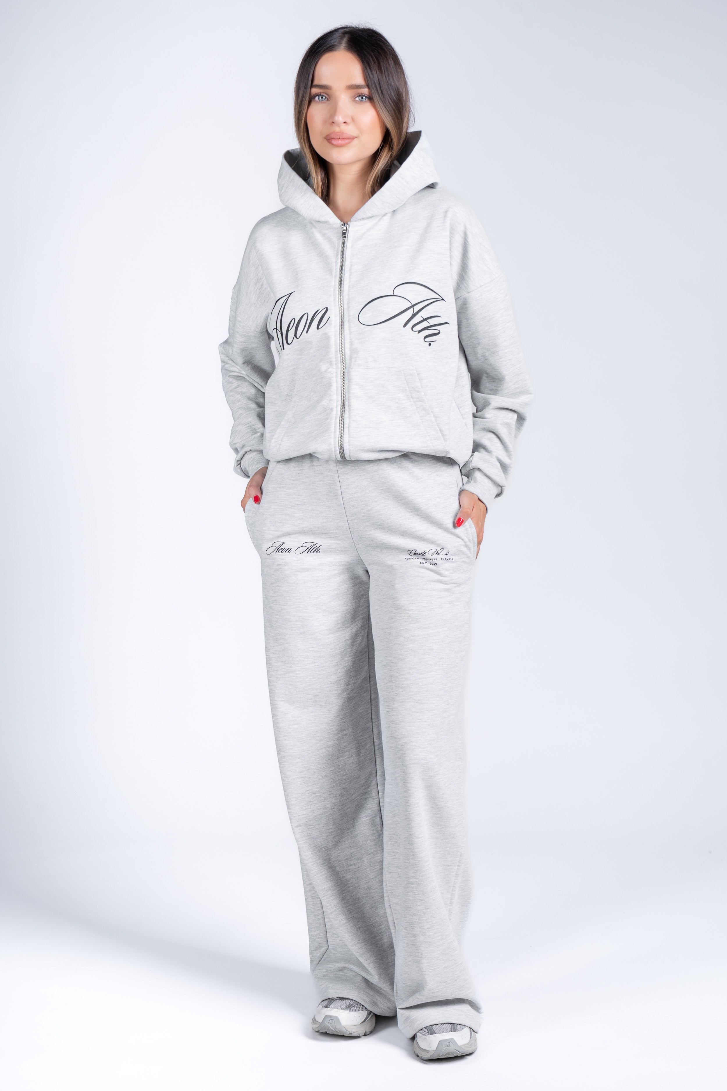 ELEVATE SET - HEATHER GREY (3-KUSY)