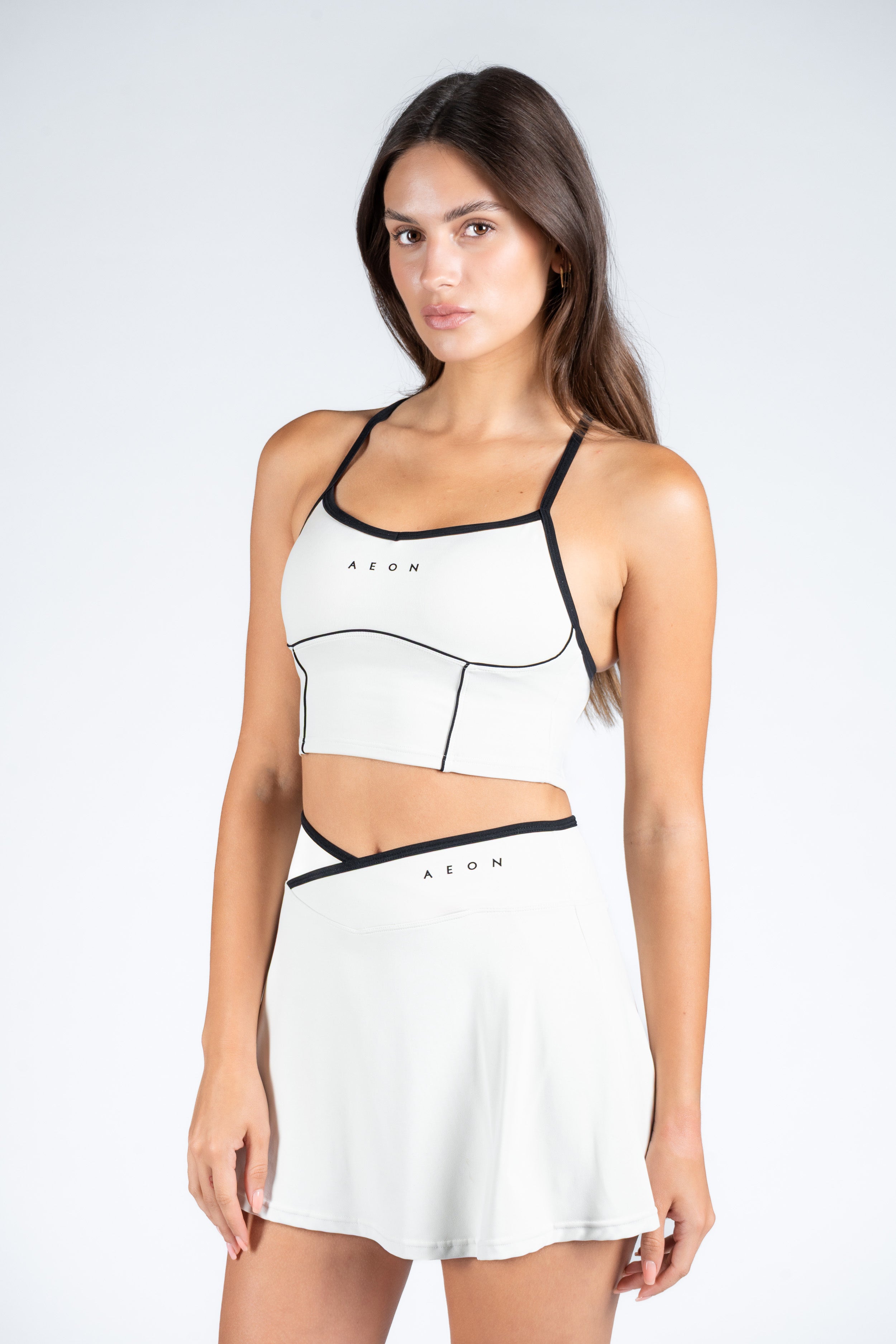 SECOND SKIN CONTRAST CROP TOP