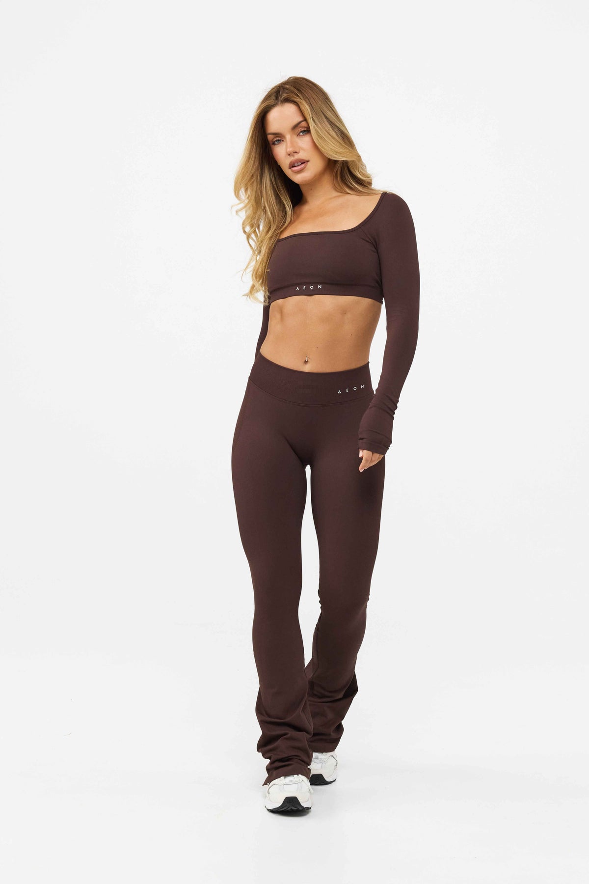 MOTION MID WAIST SCRUNCH FLARED LEGÍNY V2