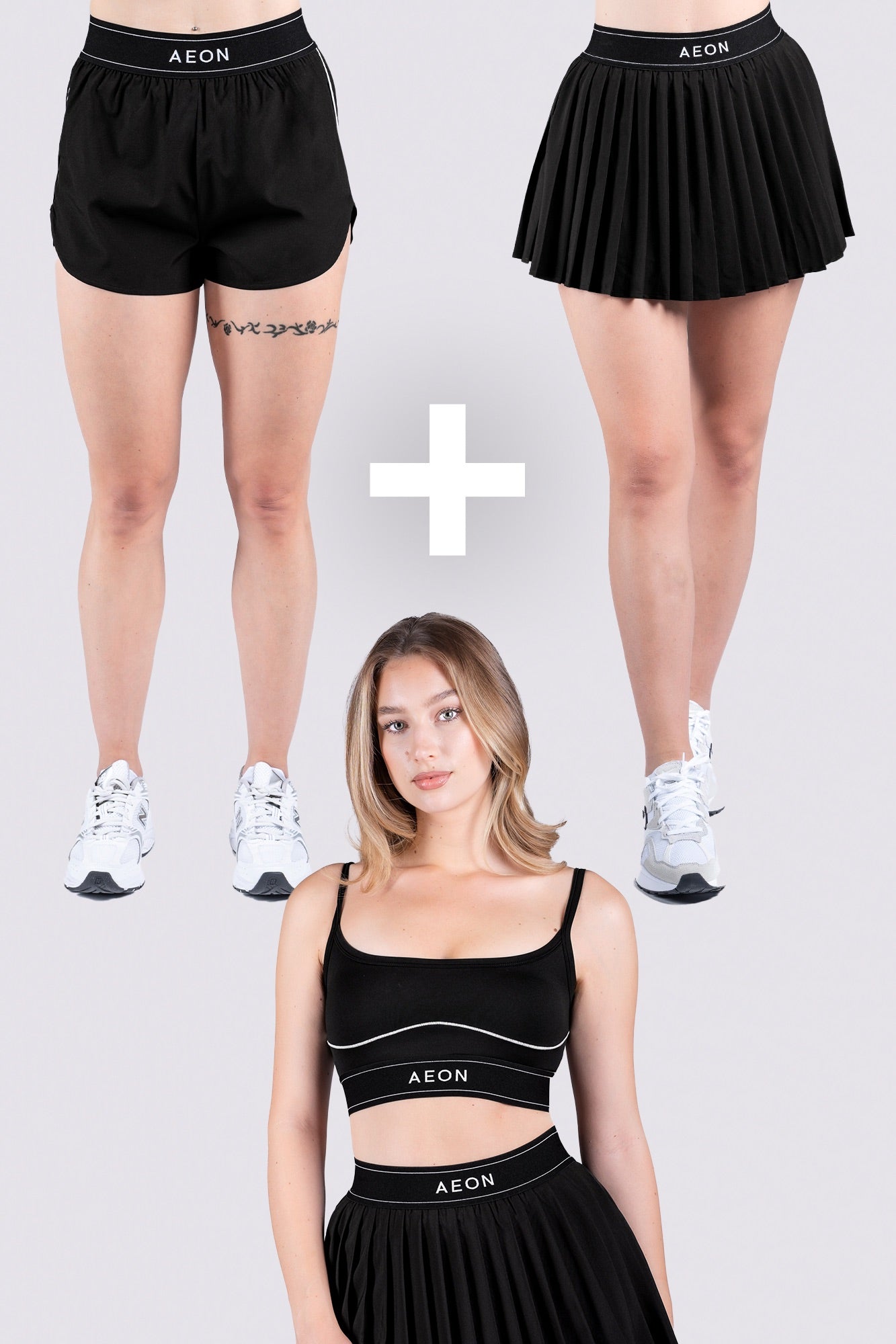 SECOND SKIN PRO SET - BLACK (3-KUSY)