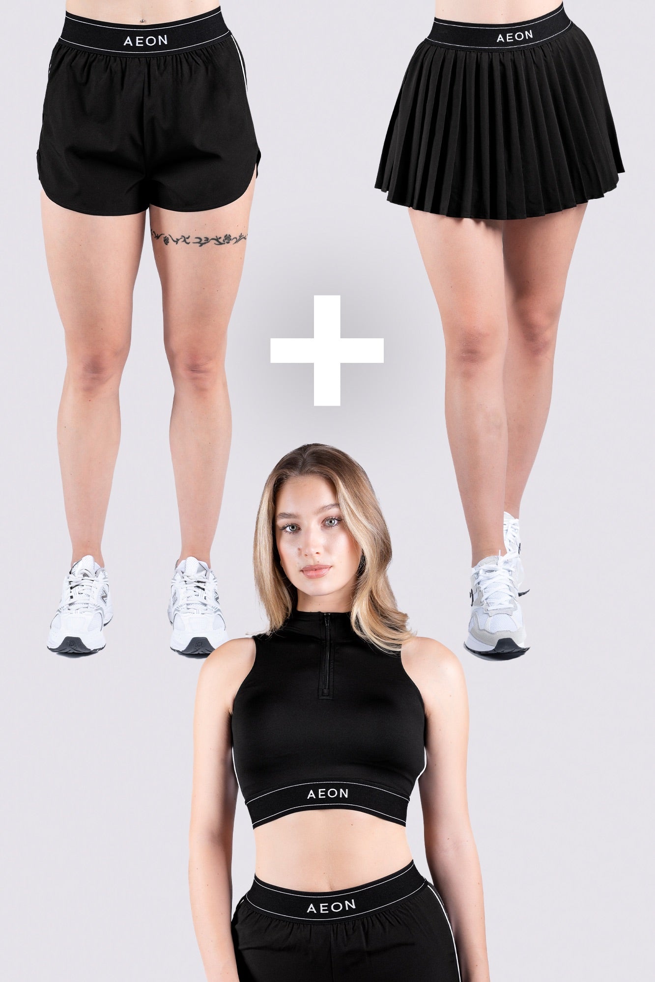SECOND SKIN PRO SET - BLACK (3-KUSY)