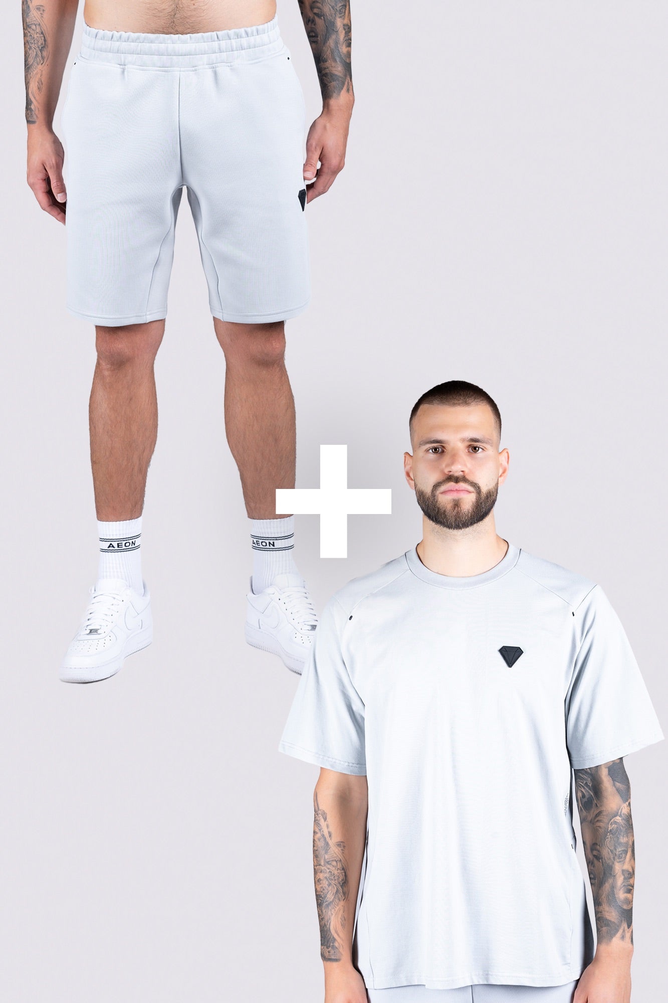 TECHPRO PÁNSKY KRÁTKY BALÍČEK - WOLF GREY (2-DIELNY)
