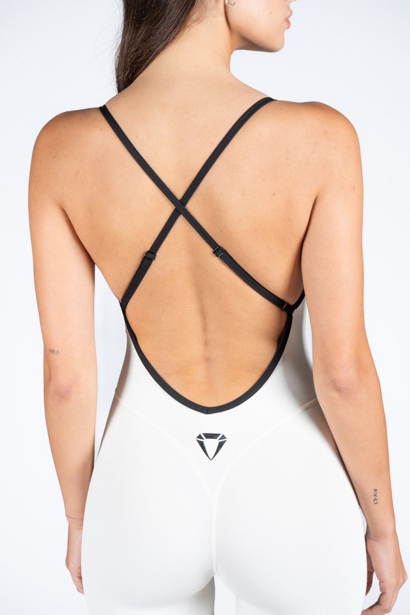 SECOND SKIN CONTRAST SHORT JUMPSUIT - Aeon Athletics