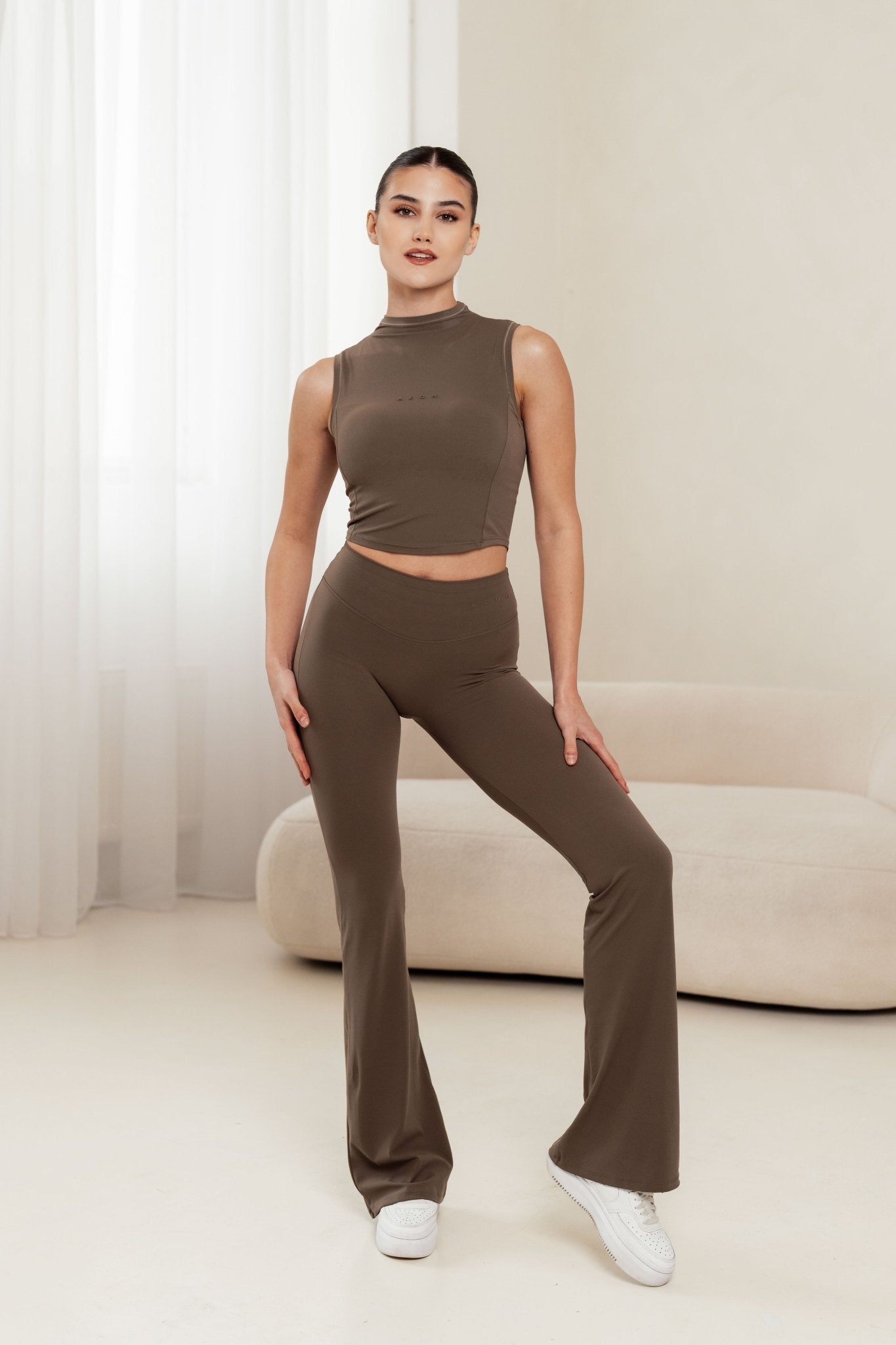 SECOND SKIN HIGH NECK TOP - Aeon Athletics