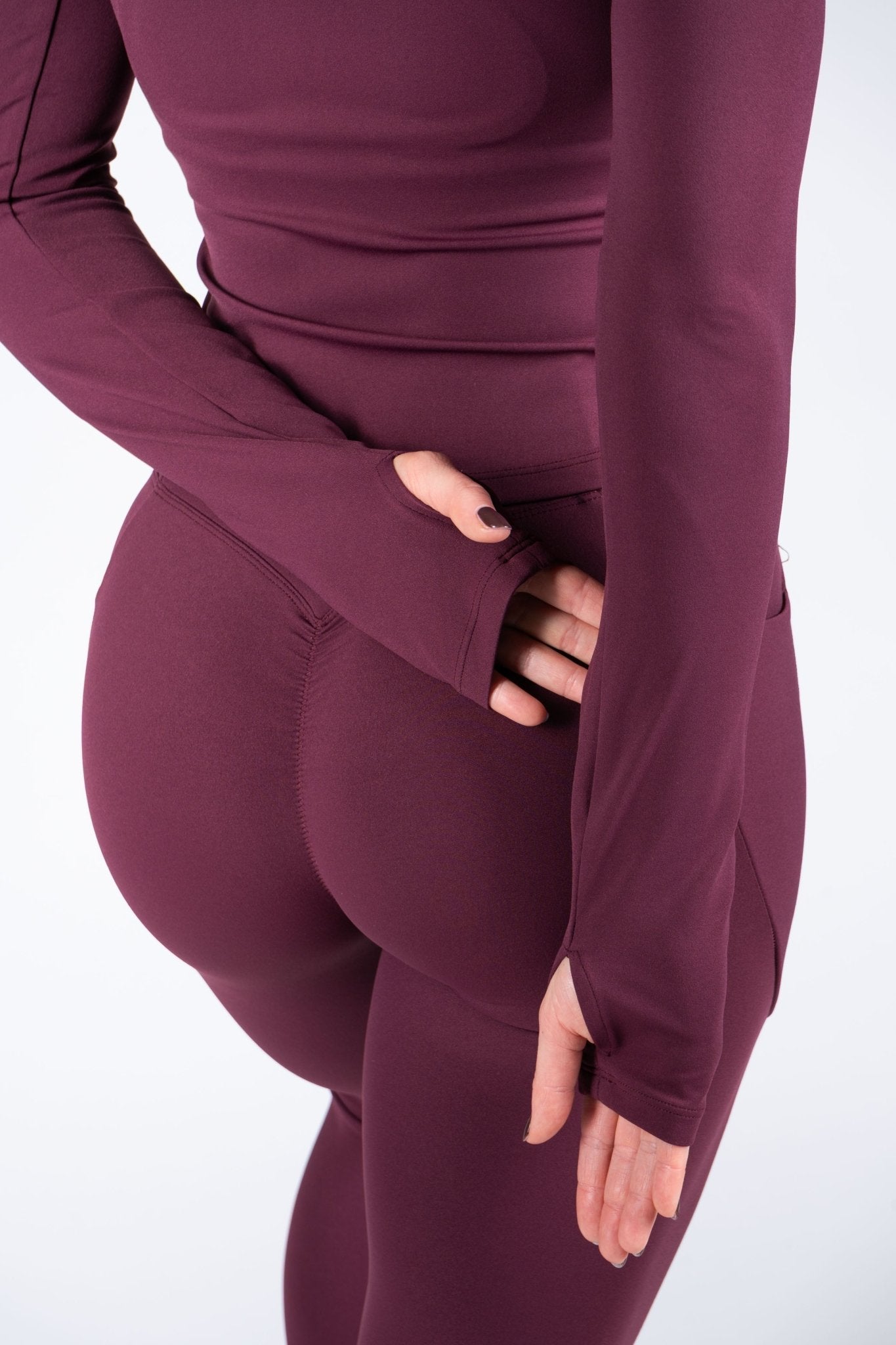 SECOND SKIN SCULPT BUNDLE - BURGUNDY (4 - PIECE) - Aeon Athletics