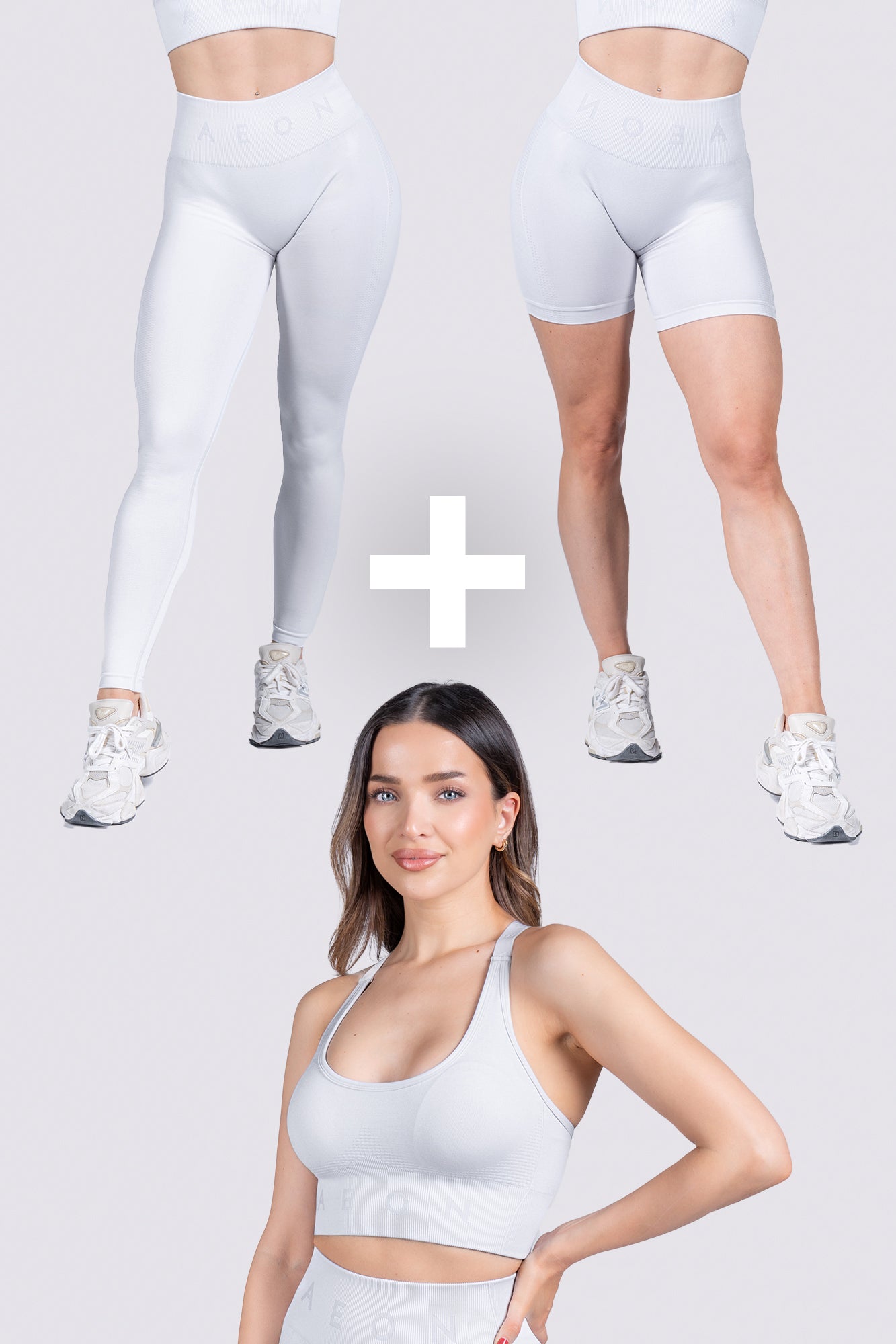 ELEVATE SET - HEATHER GREY (3- KUSY)