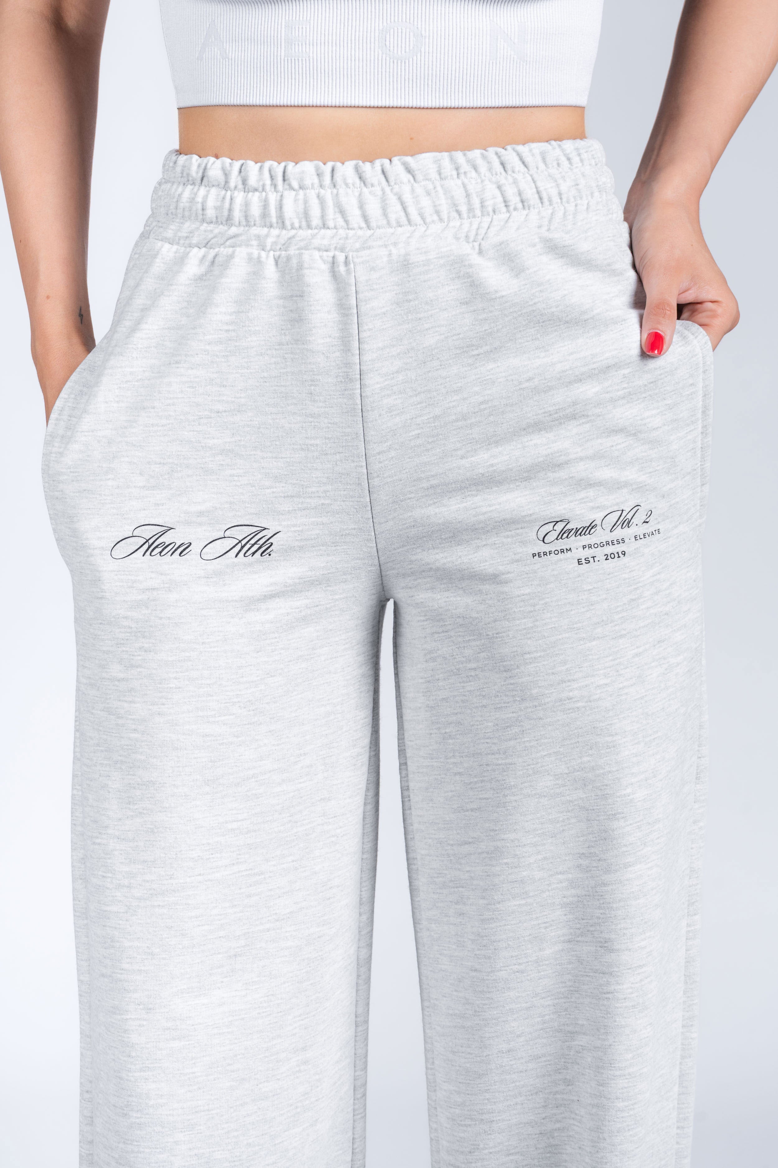 ELEVATE SET - HEATHER GREY (3-KUSY)