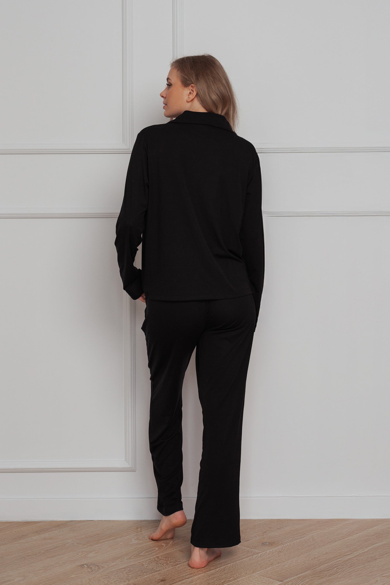 EASE PYŽAMO SÚPRAVA - BLACK (2-KUSY)