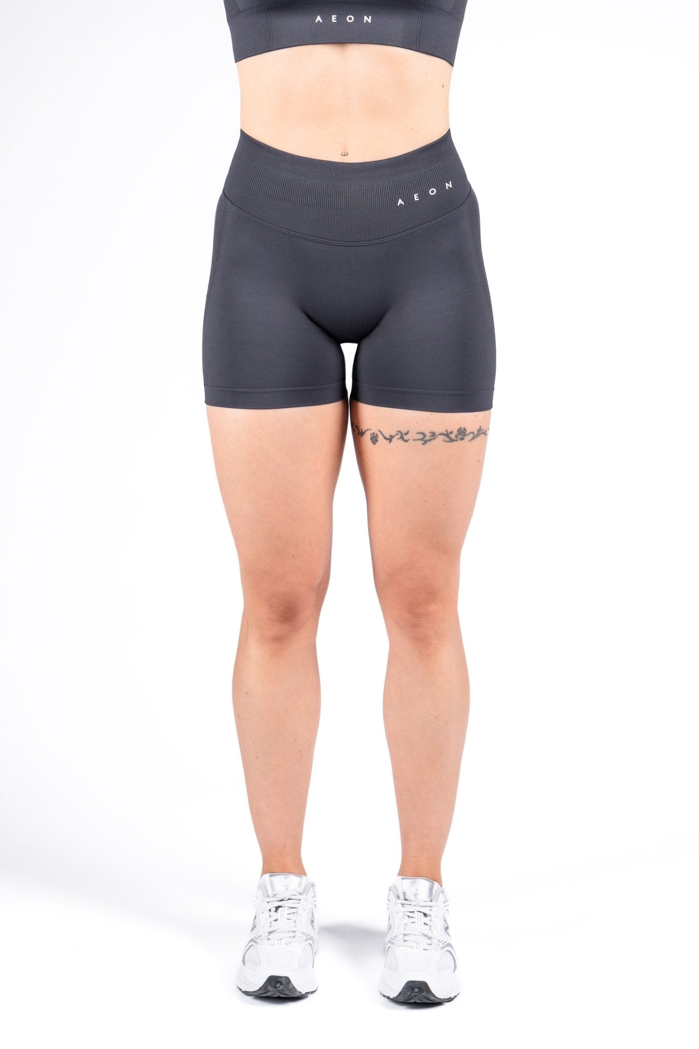 MOTION SEAMLESS SHORTS BUNDLE V2 - GRAPHITE & BURGUNDY & SOFT LILAC (3 - PIECE) - Aeon Athletics