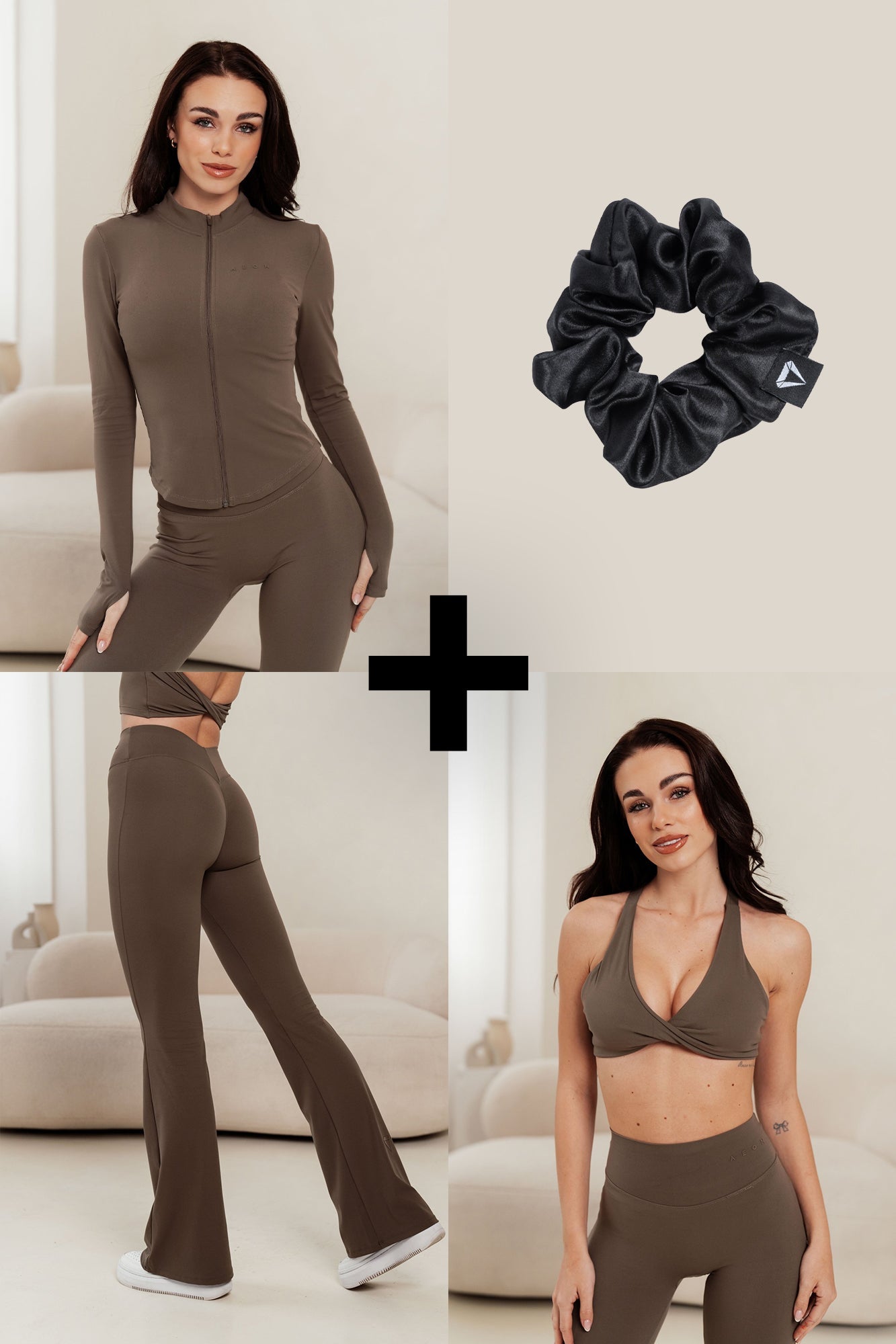 SECOND SKIN SCULPT BUNDLE - ESPRESSO (4 - PIECE) - Aeon Athletics