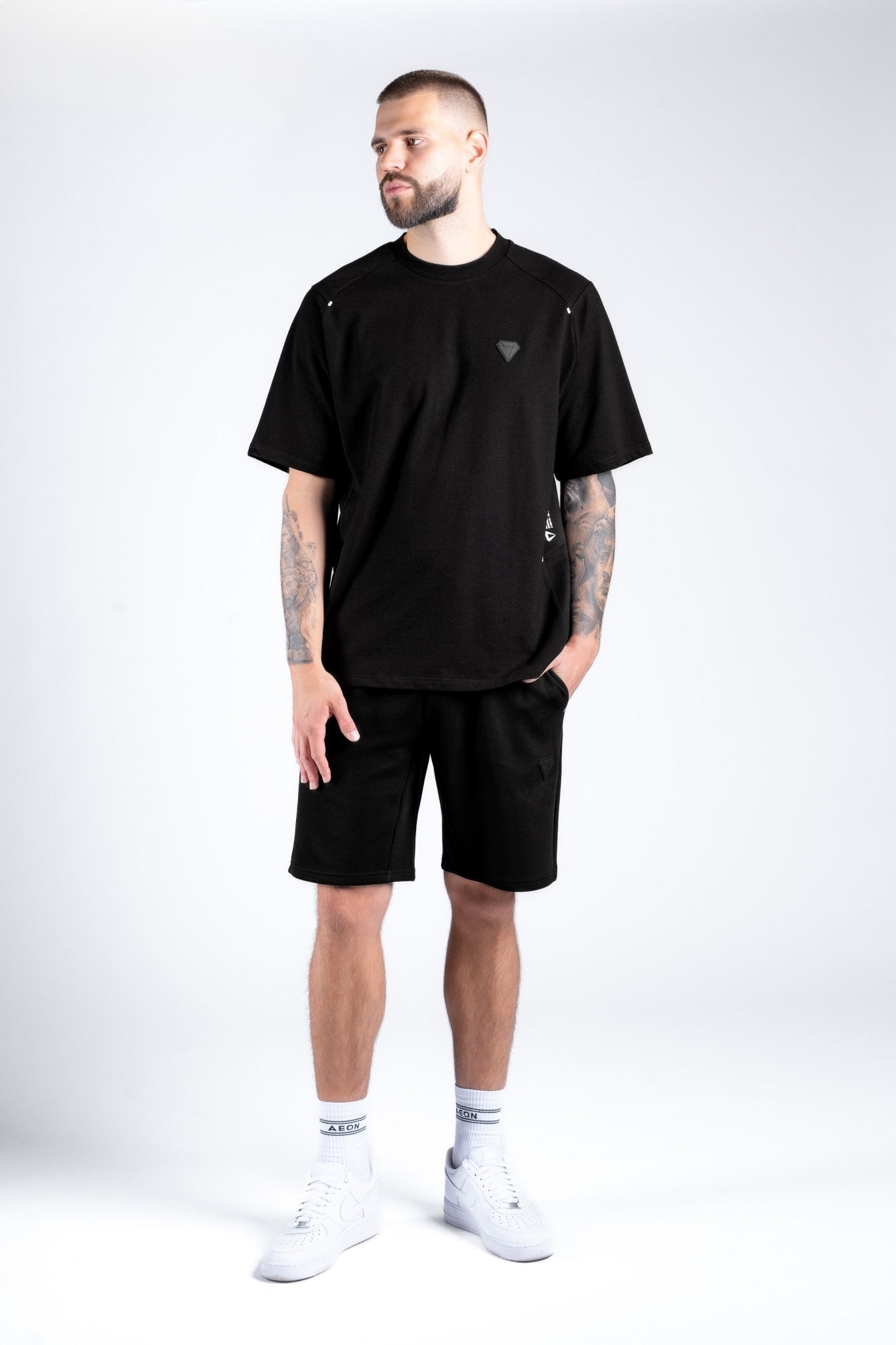 TECHPRO MENS SHORT BUNDLE - BLACK (2 - PIECE) - Aeon Athletics