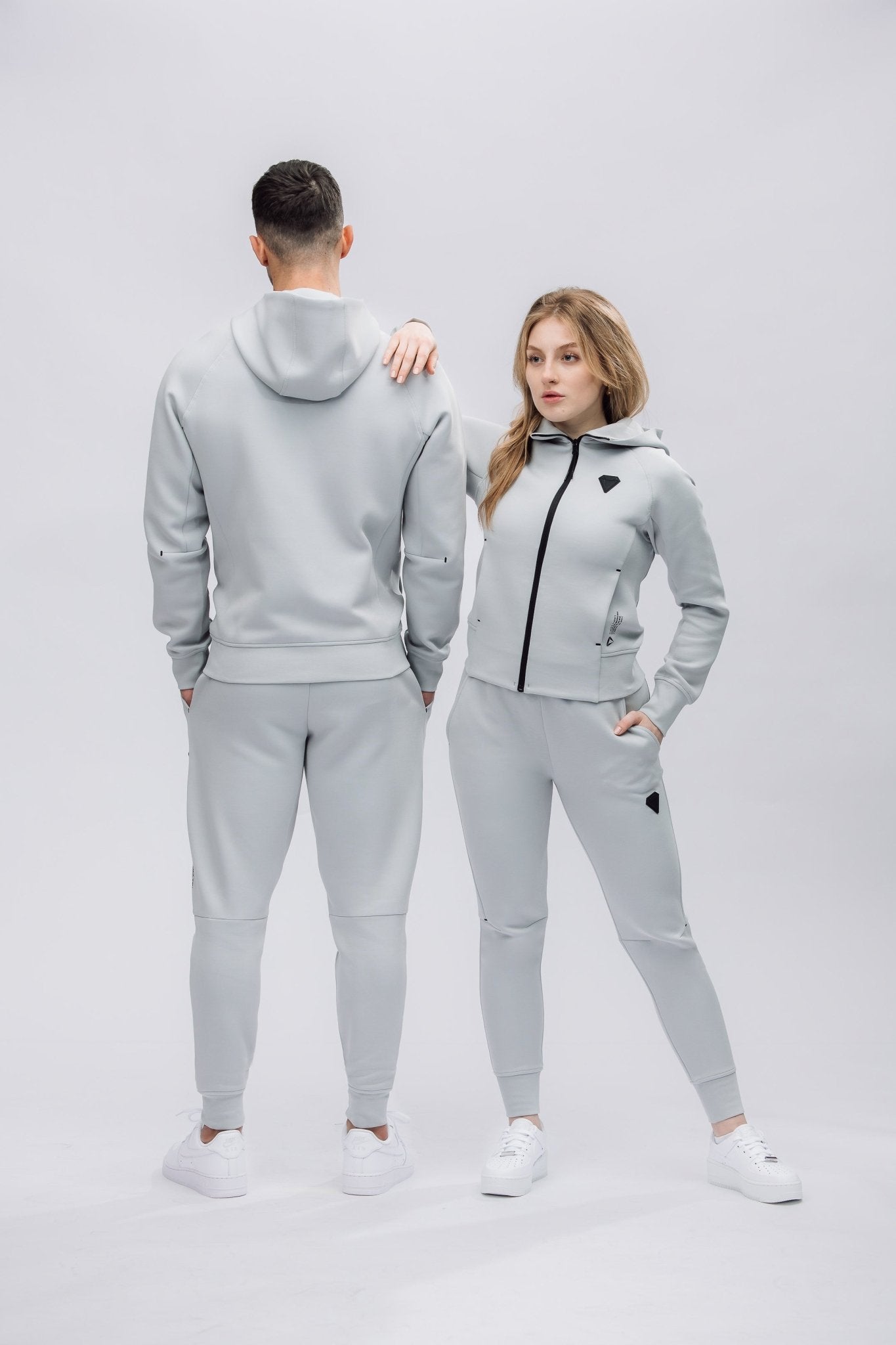 TECHPRO WOMENS TRACKSUIT BUNDLE - WOLF GREY (2 - PIECE) - Aeon Athletics